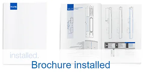 Brochure installed
